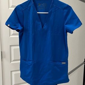 FIGS - XXS scrub top - Royal Blue